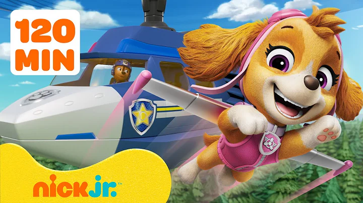 PAW Patrol Air Rescue Adventures! #4 w/ Chase  🚁  120 Minutes | Nick Jr.