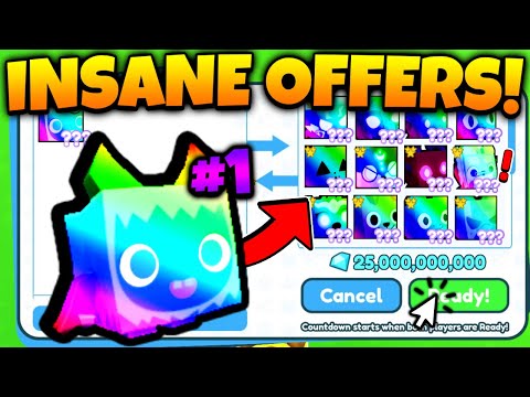 INSANE OFFERS FOR #1 RAINBOW HUGE CHEERFUL YETI IN PET SIMULATOR X!