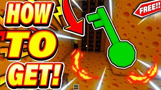 How To Get! *GREEN KEY* In Roblox Cheese Escape!