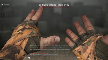 HAND WRAPS - BADLANDS IN  A CS:GO CASE!