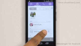 Viber Messenger - How To Set A Custom Background Theme To The Conversation screenshot 1