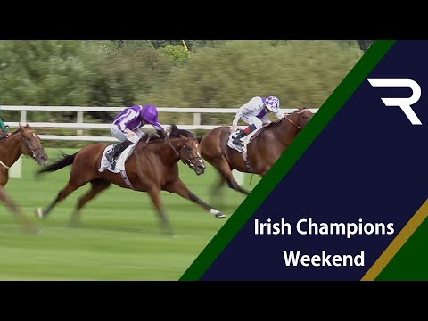 ST MARK'S BASILICA wins a SUPERB three-way battle in the 2021 Irish Champion Stakes