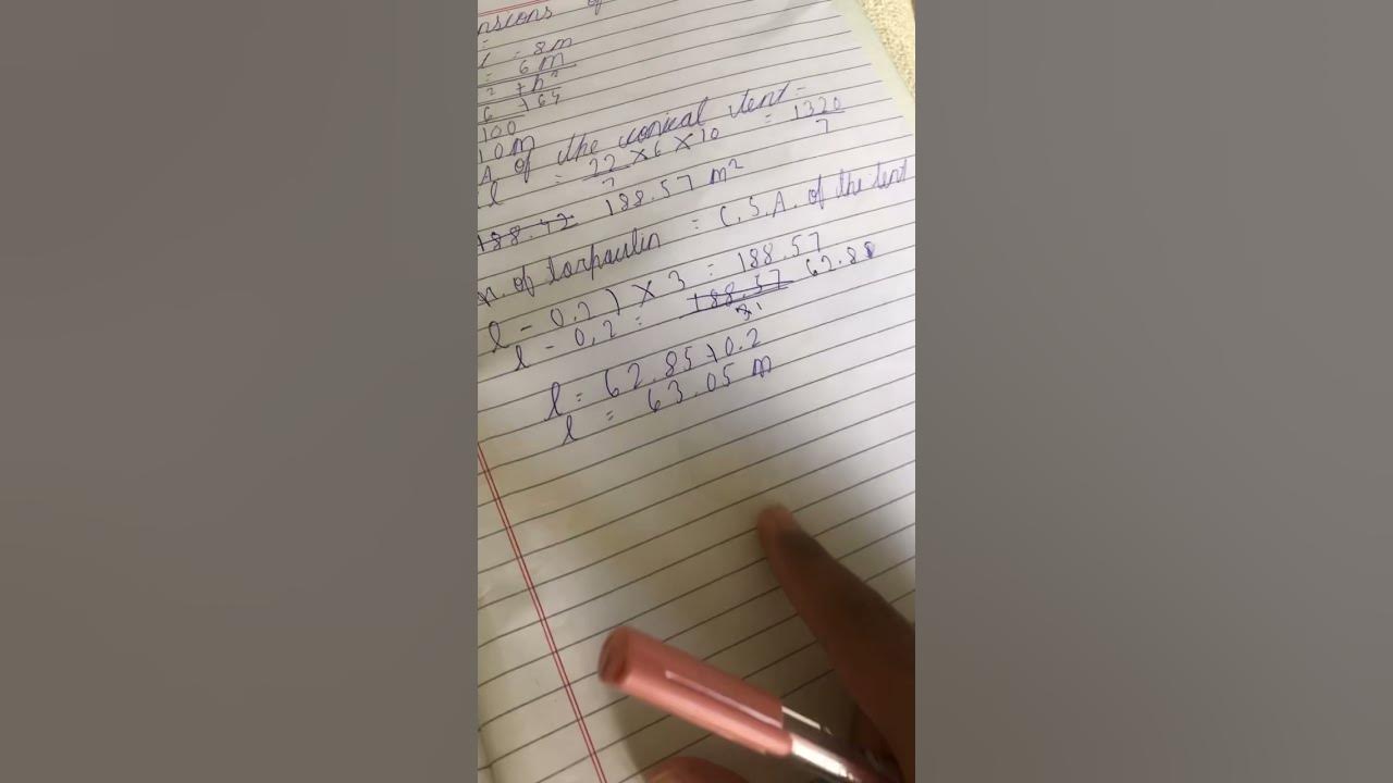 Class 9 ex 13 3 q5 unmatching answer from book 63 05m youtube