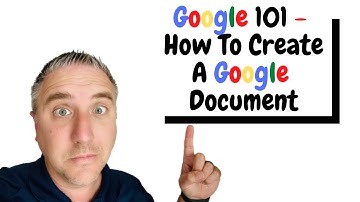 How To Create a Google Document (Google Doc)