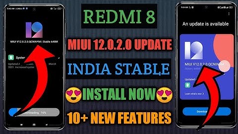 Redmi 8 MIUI 12.0.2.0 India Stable Update 🔥🔥 || 10+ New Features 😎😎 || Install Now and Full Review 😇