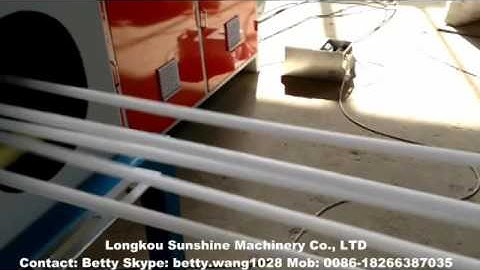 Video of LDPE Foam Rod Making MachineTesting in our plant