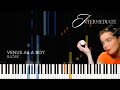 Venus as a boy by bjrk  piano tutorial  sheet music  intermediate arr