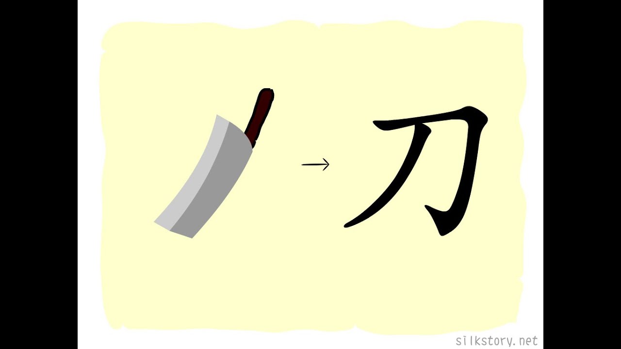 漢字的故事 : 刀 - YouTube