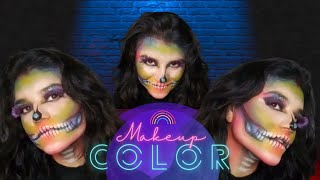 Makeup Calavera-Catrina de COLOR