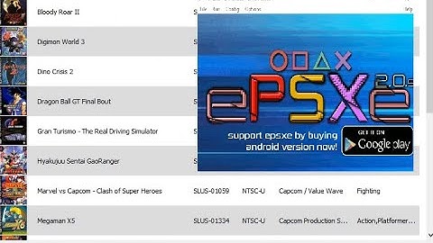 hướng dẫn tạo danh sách icon game ps1
