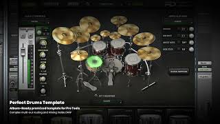 Perfect Drums Multi-Out Premixed Template for Pro Tools