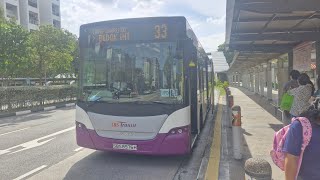 SBS Transit Bus Service 33 Scania K230UB Euro V Batch 1 SBS8976H