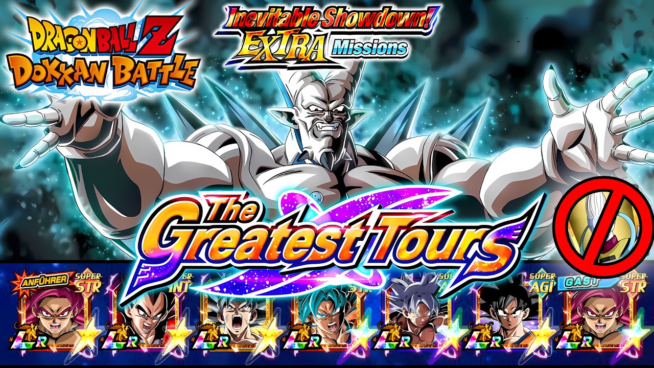 Level 1: The Greatest Tours (All Missions & EX Mission) • DBZ: Dokkan Battle (4K 60FPS)