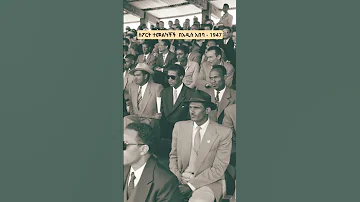 Elegant Crowd In 1940s Addis Ababa Rare Historical Stadium Scene 1947 48 E C 