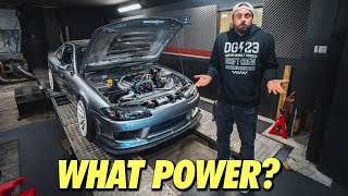 My Toyota 4-cylinder powered Nissan S15 is done...