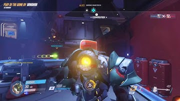 Overwatch Hero Highlight #017 Reinhardt and Player of the game - 3 kills, low hp, Ixa in it.