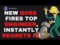 Rprorevenge  new boss fires engineer instantly regrets it