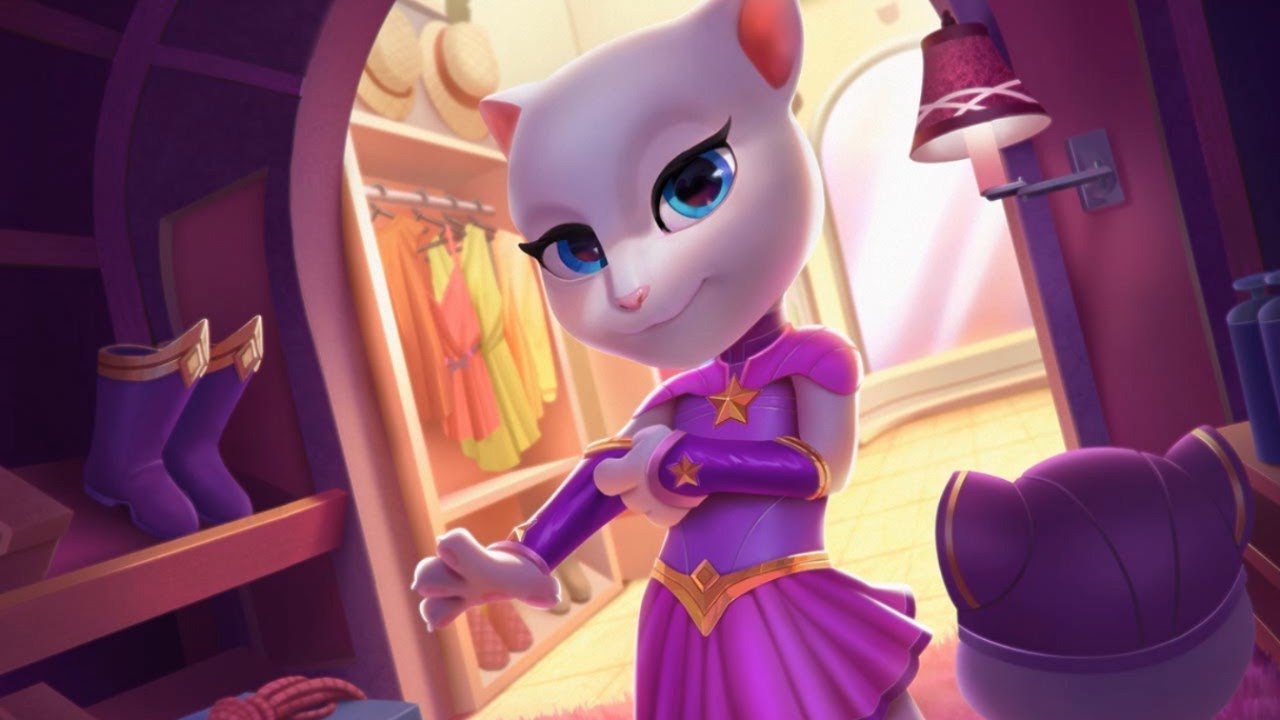 My Talking Angela New Update Captain Cute Android Gameplay HD YouTube