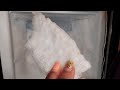 Fluffy squeaky and crunchy humidifier frost  crunching out the freezer  iceeating asmr asmrice