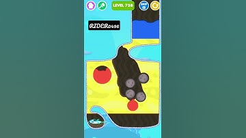 SAVE THE FISH🦈 | level 738 #shorts  All Levels Completed (iOS & Android) #mobilegames| RIDER0496