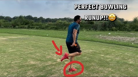 Get maximum speed by this perfect runup of fast bowling💯✅