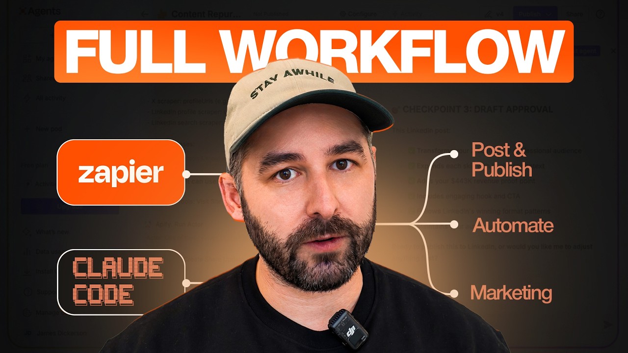 Vibe Marketing Tutorial: Zapier MCP + Claude Code & Zapier Agents