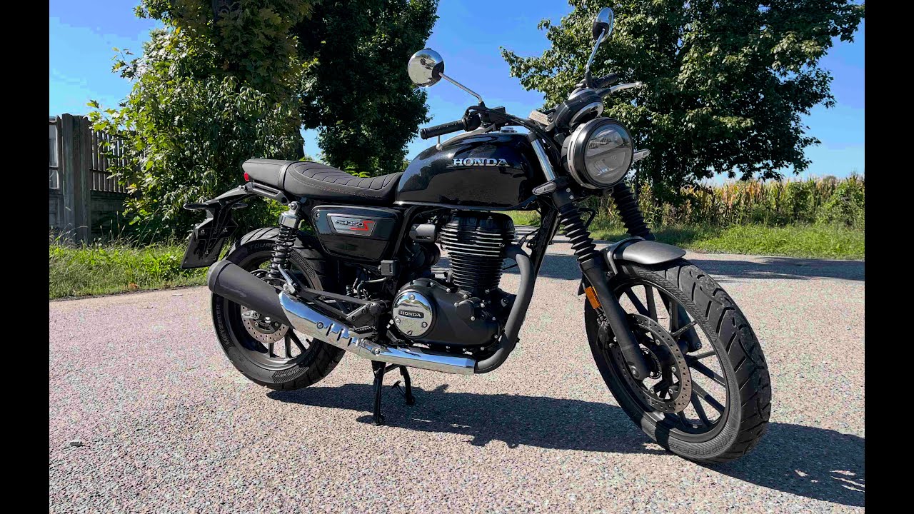 Honda GB350S, vista d'insieme e sound del motore