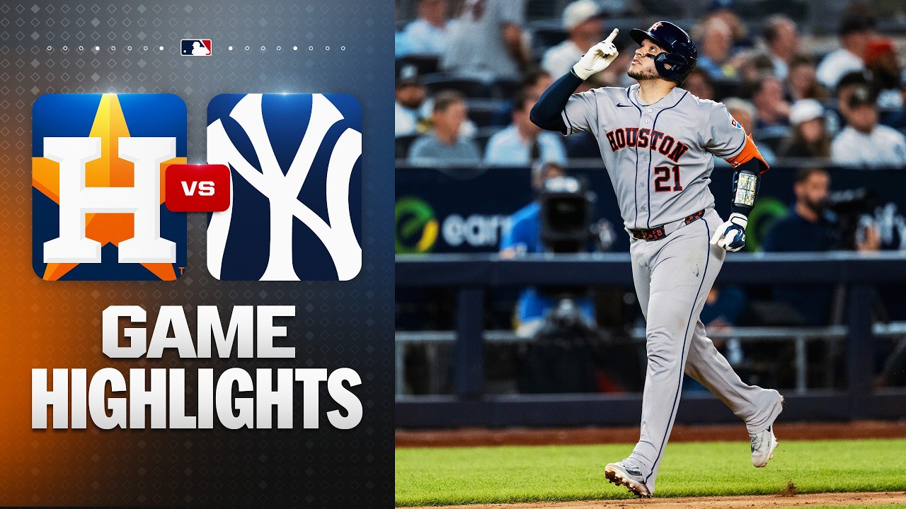 Astros vs. Yankees Highlights (8/25/26) | MLB Highlights