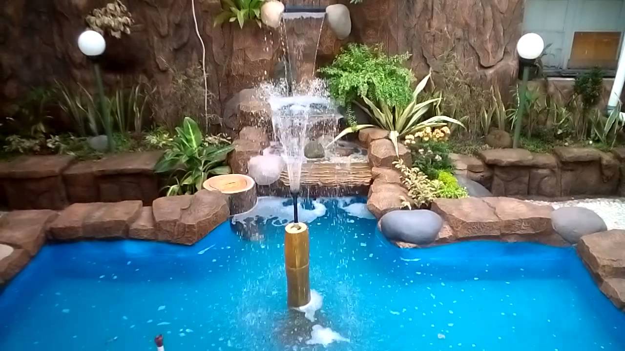  air  mancur  cantik taman  buatan YouTube