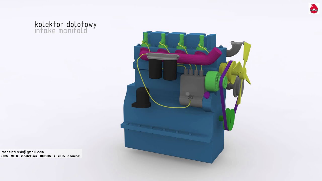 tractor engine YouTube