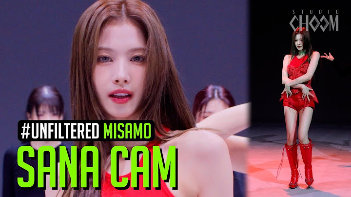 [UNFILTERED CAM] MISAMO SANA(사나) 'Identity' 4K | STUDIO CHOOM