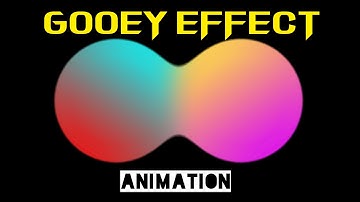 CSS Gooey Gradient Effect Animation |  HTML CSS and Javascript  |  Code Flip | Md Arfe Alam