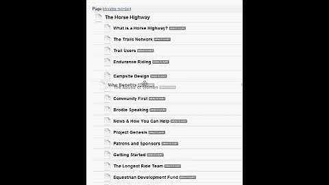 Reordering pages in Wolf CMS