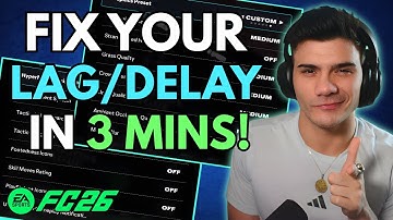 BEST FC 26 PC SETTINGS TO FIX FPS STUTTERS, LAG, AND INPUT DELAY IN JUST 3 MINS! 🛠️
