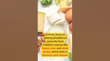 Limit phosphorus-rich and processed foods for improved bone health