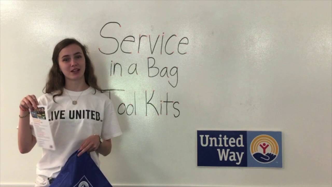 United Way Donation Drives Service in a Bag! YouTube