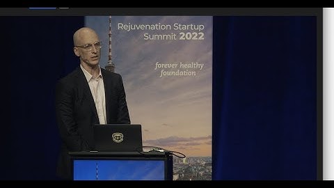 Joshua McClure at Rejuvenation Startup Summit 2022