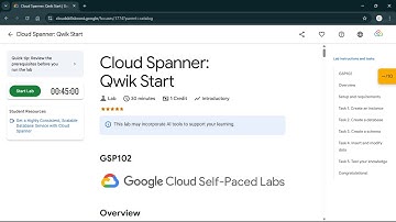Cloud Spanner: Qwik Start | #qwiklabs | #GSP102 #CLI