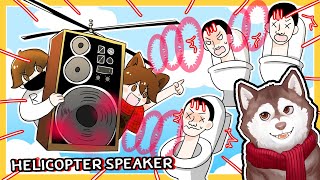 หมาสติแตกติดเกาะกับ Helicopter Speaker! ลำโพงบินได้! 🐾