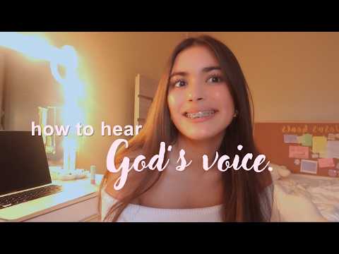 want to hear God's voice? here's how.