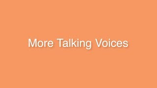 Coming Up... (Watch until the end!!!!!) | Talking Voices EXTRAS