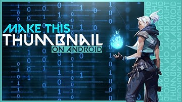 How To Make This Cool Valorant Thumbnail On Android
