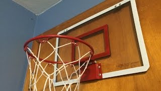 Indoor mini basketball Trickshots!