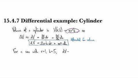 14.4.7 Differential example: Cylinder