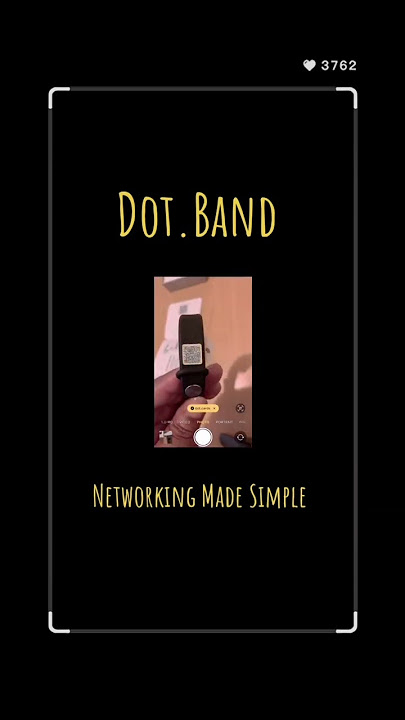 Dot. Band-Digital Business Card #dotband #digitalbusinesscard #network