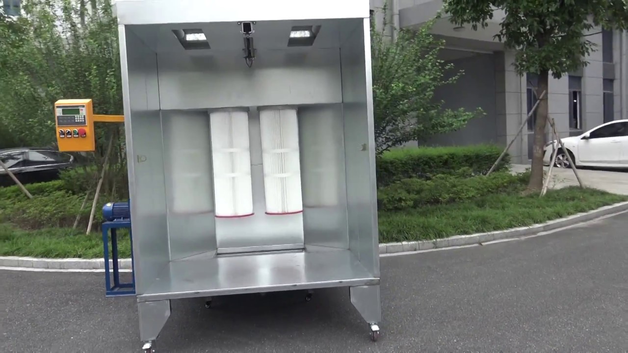 Powder coating spray booth for Sale YouTube