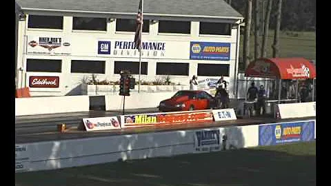 Dave Hinzman 7.38 in Milan Drag Radial August 2008
