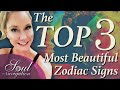 Top 3 Most Beautiful Zodiac Signs!  Meredith's 8 POWER Techniques to see Beauty in the chart.