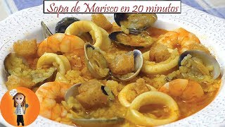 Sopa de Marisco en 20 minutos | Receta de Cocina en Familia