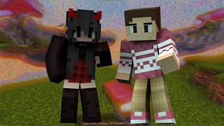 Minecraft Bedwars with an E-Girl